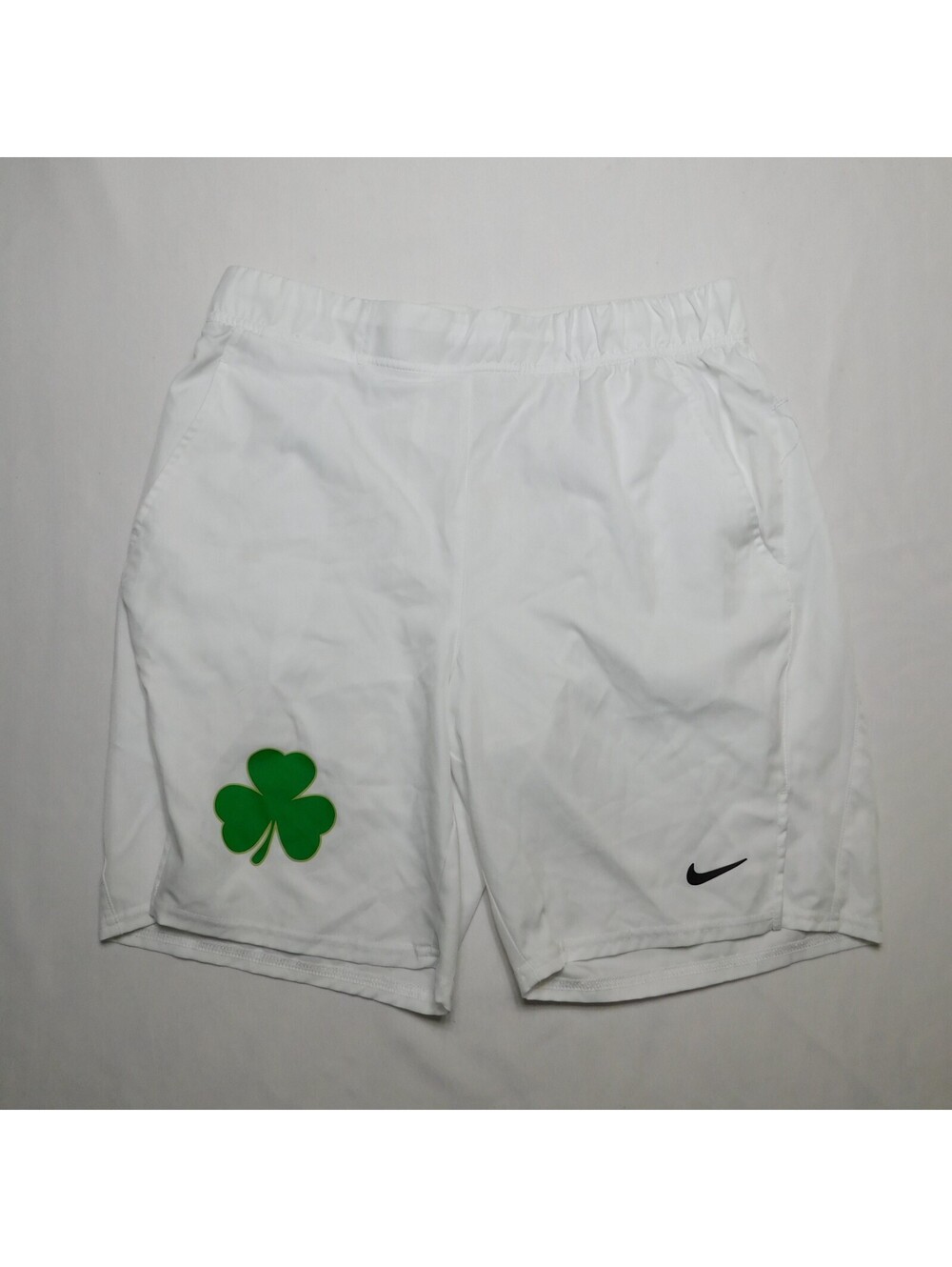 Nike Boston Celtics Classic Edition Shorts Mens M White Green Clover DD1592-100